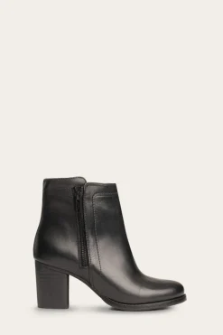 Booties^Frye Addie Double Zip