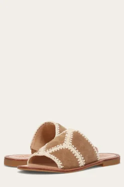 Sandals^Frye Ava Crochet Slide
