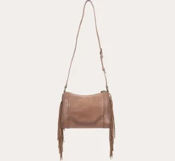 Handbags^Frye Ava Fringe Crossbody Cognac