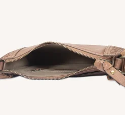 Handbags^Frye Ava Fringe Crossbody Cognac