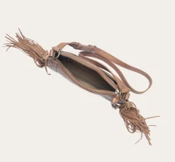 Handbags^Frye Ava Fringe Crossbody Cognac