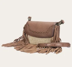 Handbags^Frye Ava Raffia Convertible Belt Bag Cognac