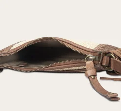 Handbags^Frye Ava Raffia Crossbody Cognac