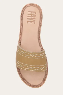Sandals^Frye Ava Woodstock Slide