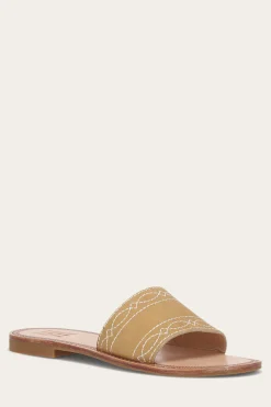 Sandals^Frye Ava Woodstock Slide