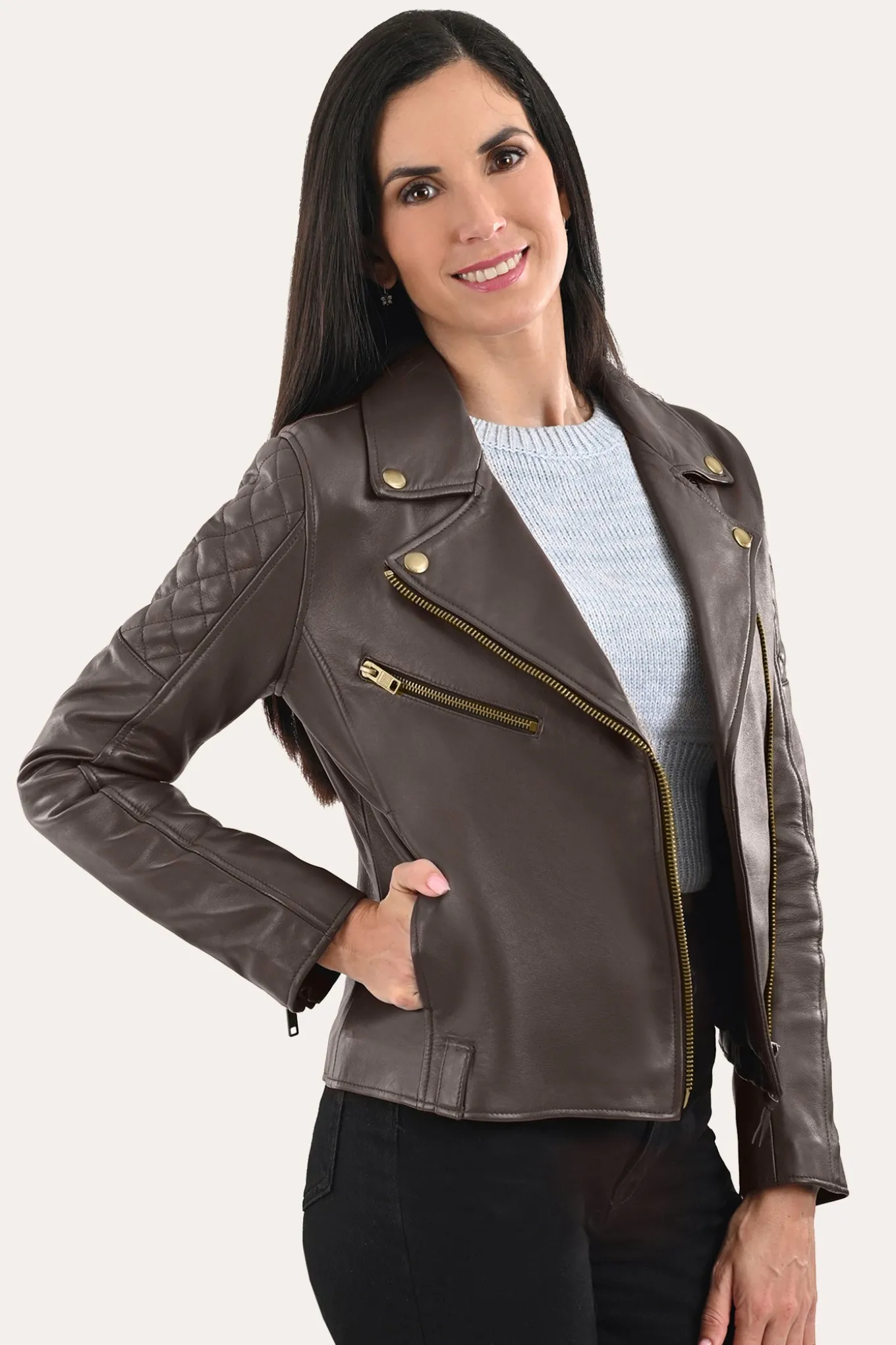 Leather Jackets^Frye Biker Jacket