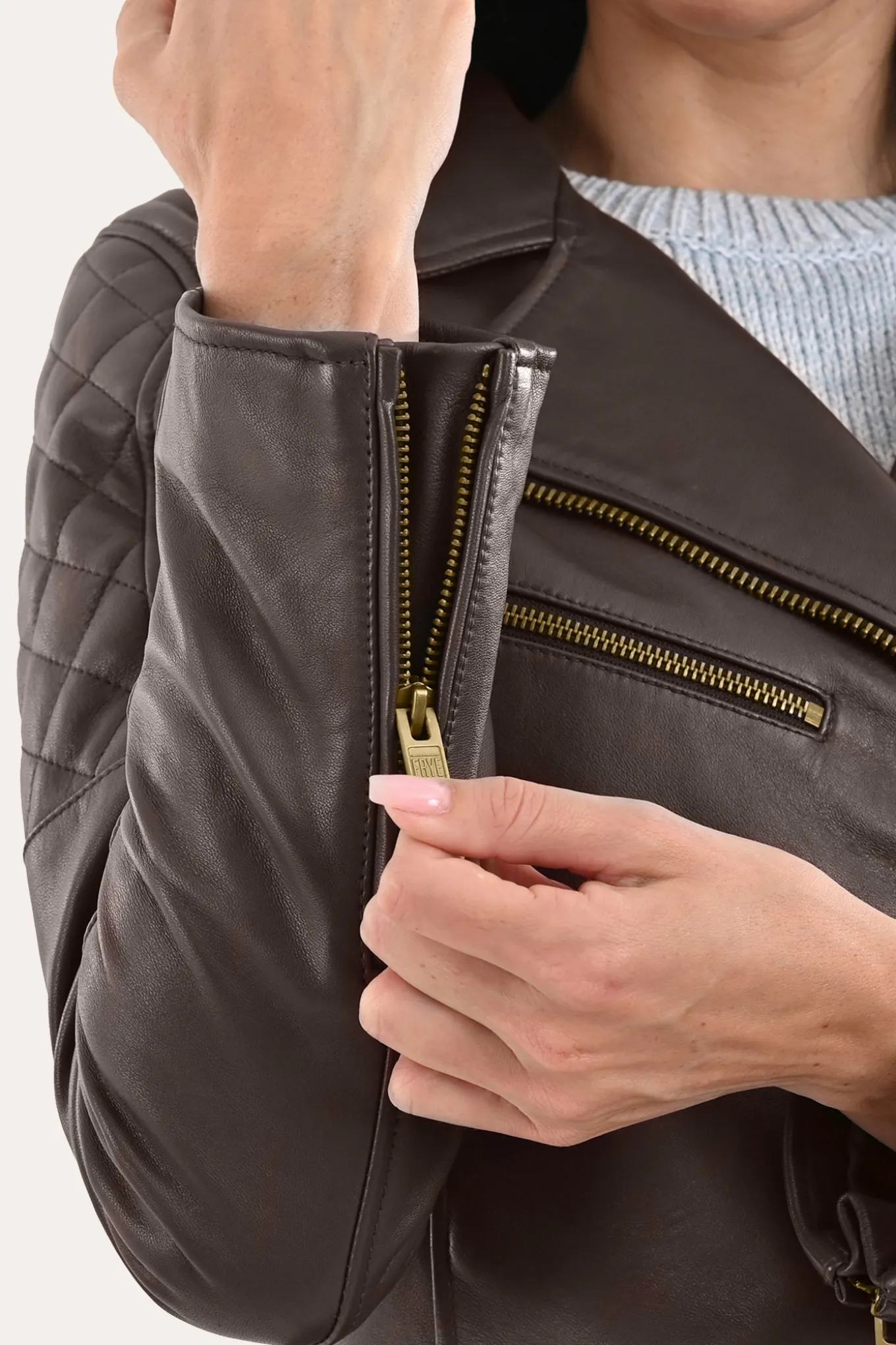 Leather Jackets^Frye Biker Jacket