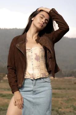 Leather Jackets^Frye Biker-racer Leather Jacket Dark Brown