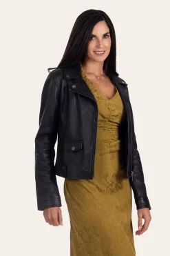 Leather Jackets^Frye Biker Jacket Black
