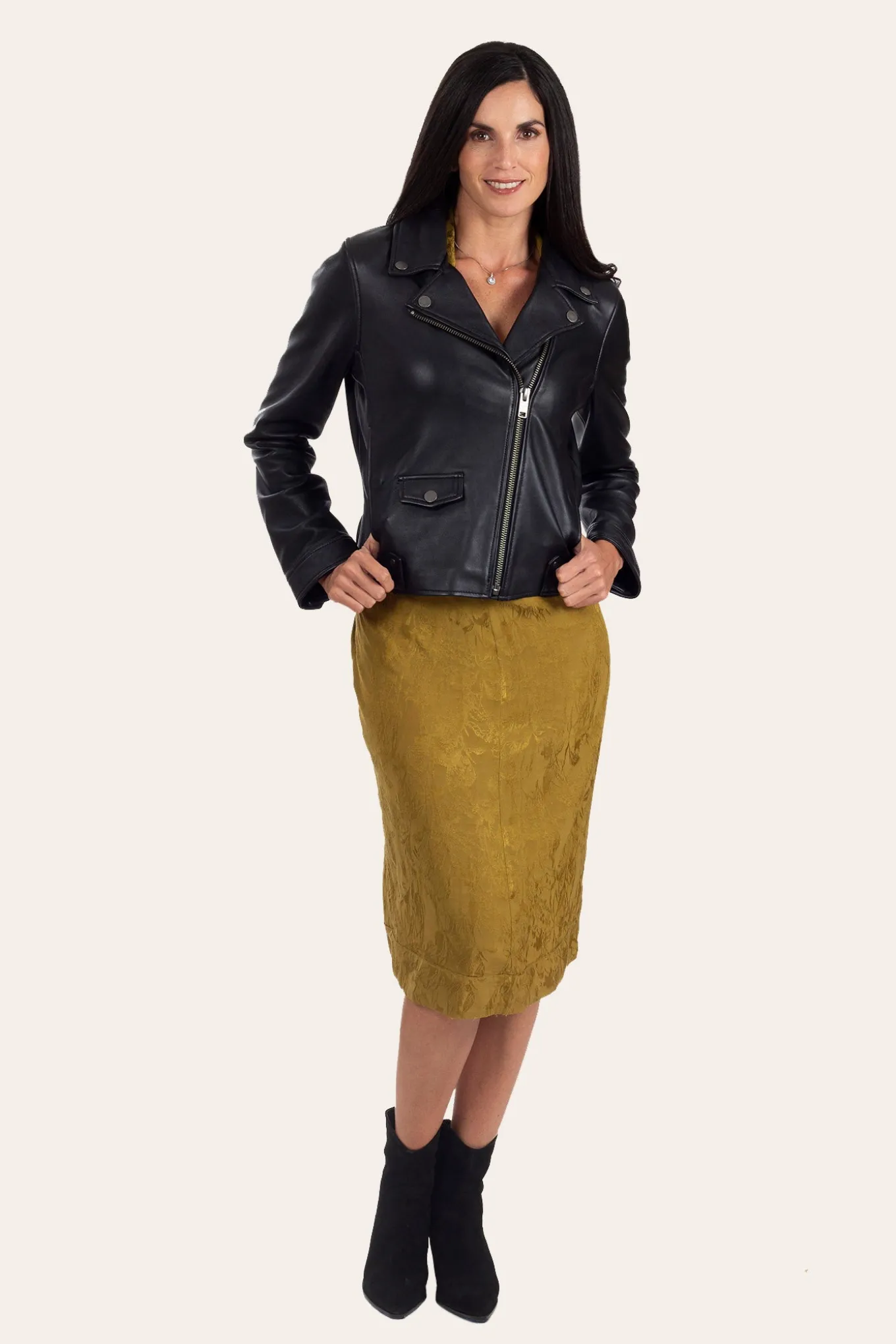 Leather Jackets^Frye Biker Jacket Black