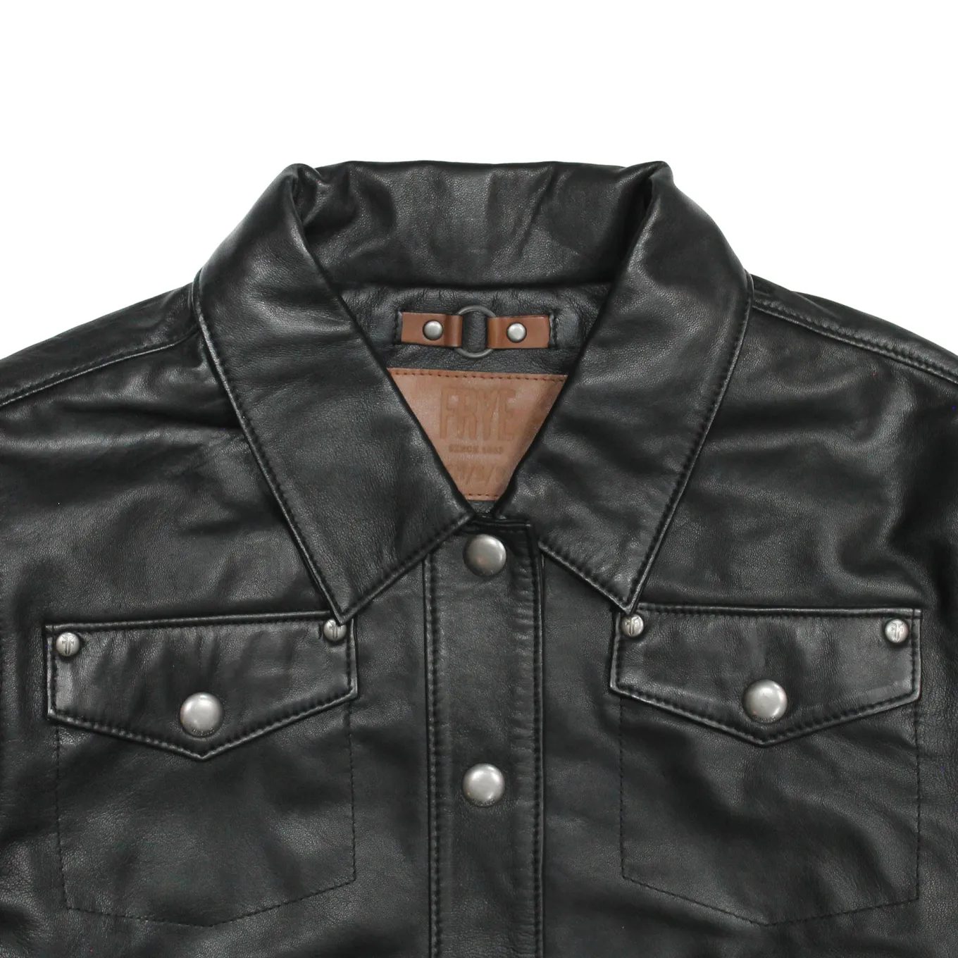Leather Jackets^Frye Leather Shirt Black