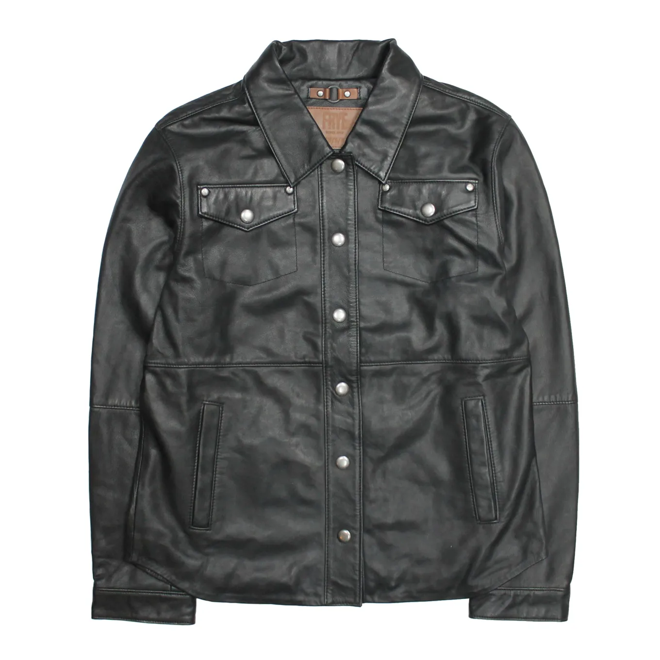 Leather Jackets^Frye Leather Shirt Black