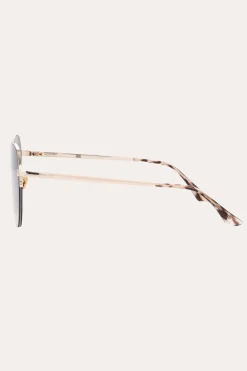 Sunglasses^Frye Blake Sunglasses Gold