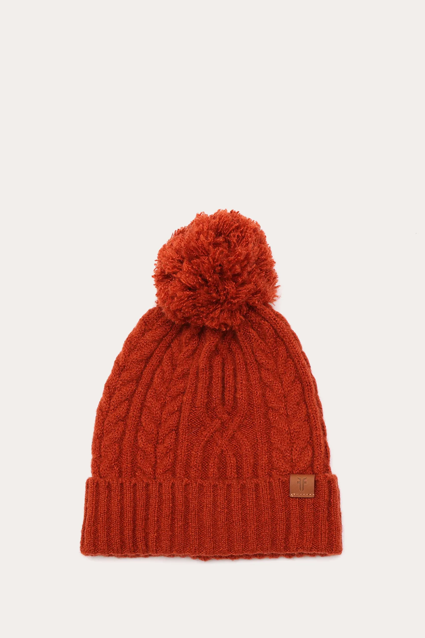 Cold Weather^Frye Cable Beanie With Self Pom