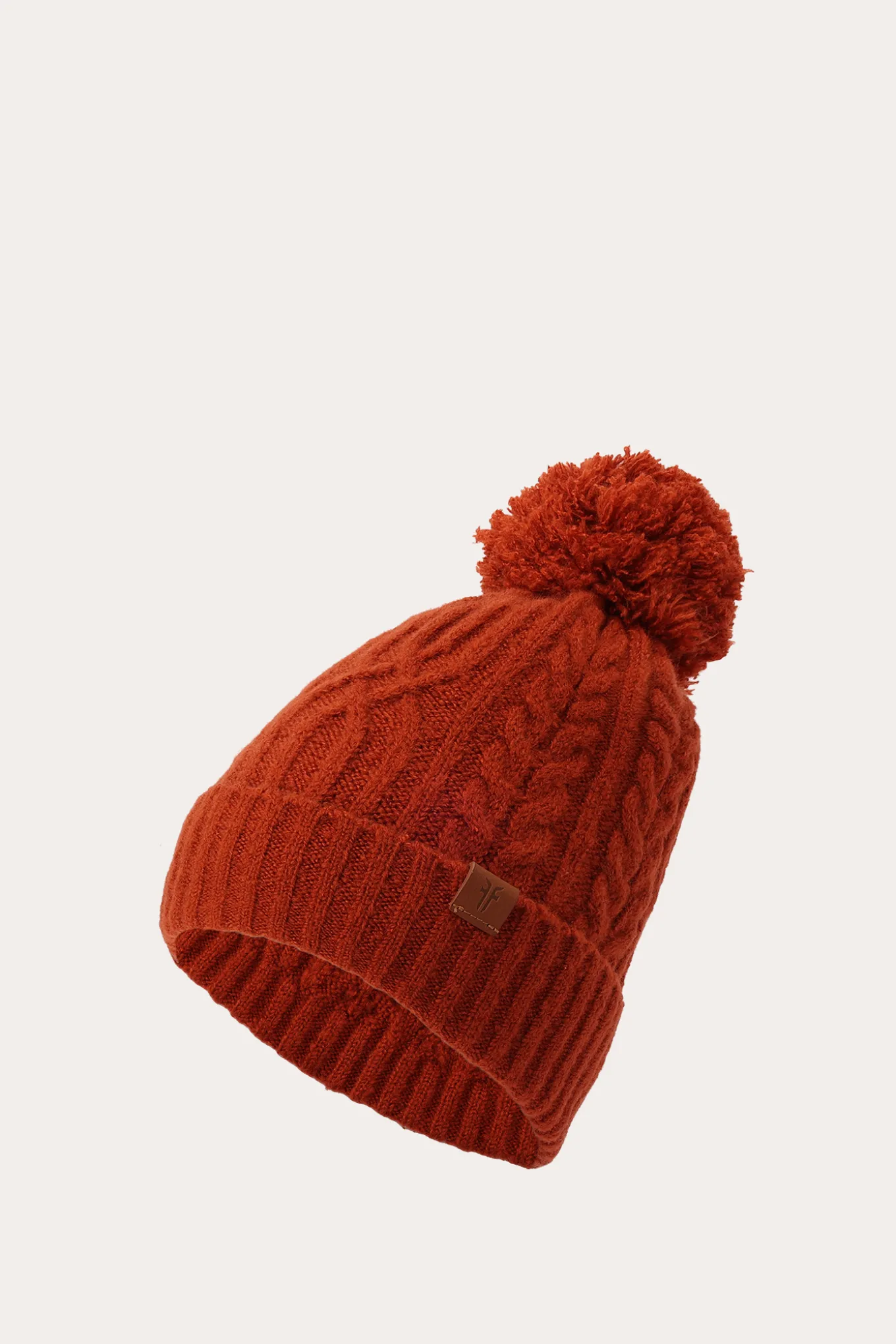 Cold Weather^Frye Cable Beanie With Self Pom