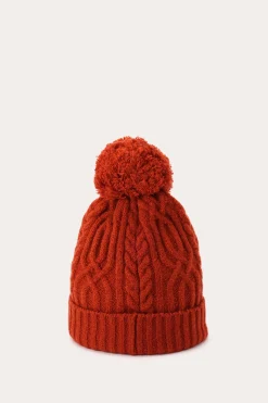 Cold Weather^Frye Cable Beanie With Self Pom