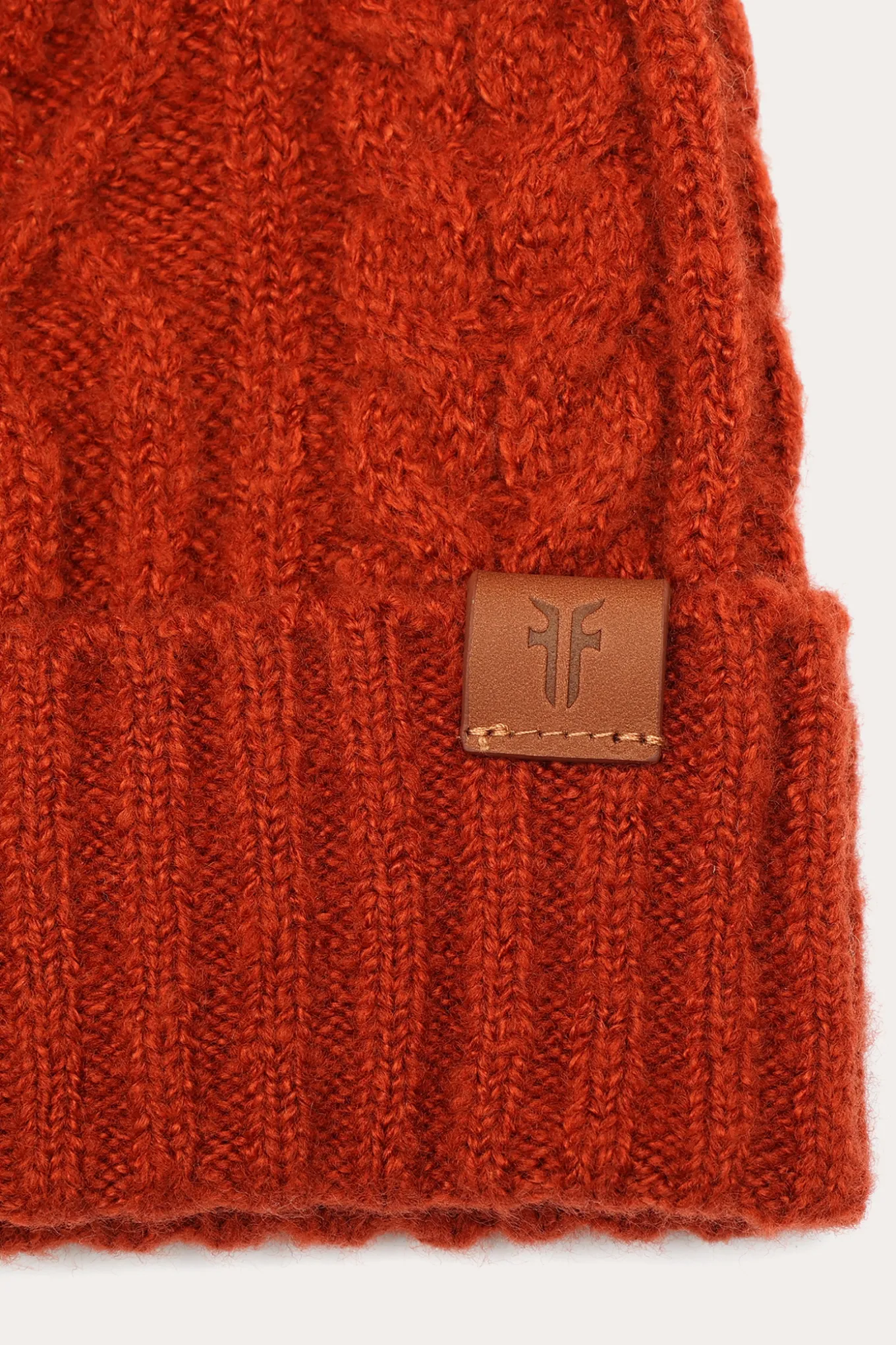 Cold Weather^Frye Cable Beanie With Self Pom