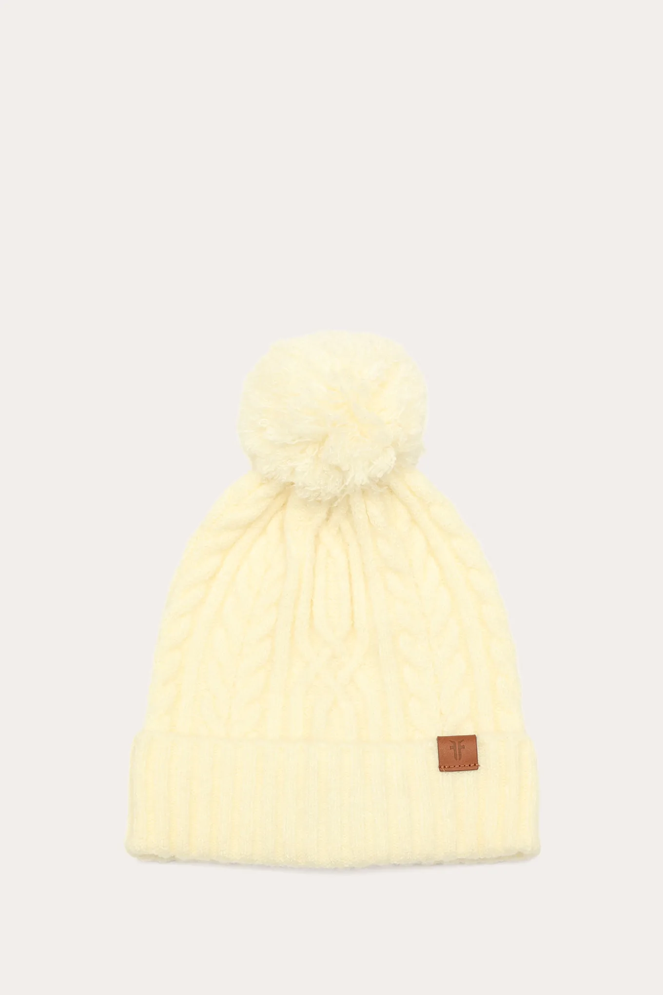 Cold Weather^Frye Cable Beanie With Self Pom