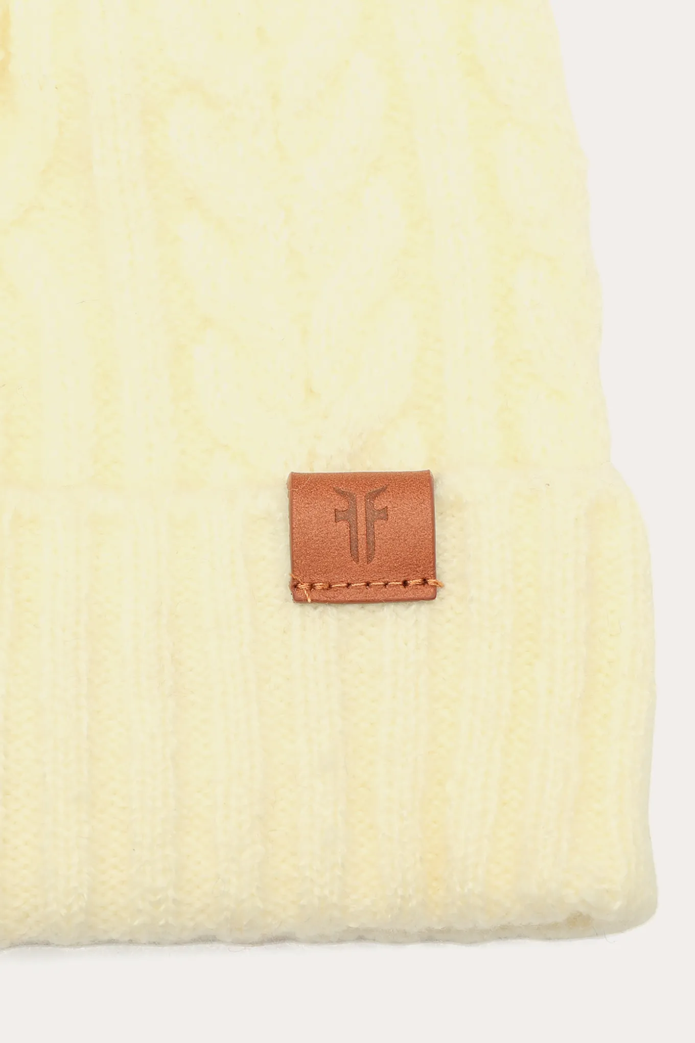 Cold Weather^Frye Cable Beanie With Self Pom