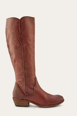 Boots^Frye Carson Piping Tall Wide Calf