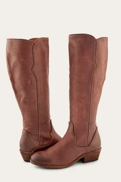 Boots^Frye Carson Piping Tall Wide Calf