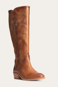 Boots^Frye Carson Piping Tall Wide Calf
