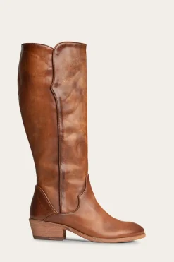 Boots^Frye Carson Piping Tall Wide Calf