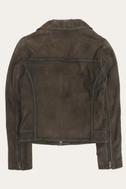 Leather Jackets^Frye Elegant Biker Leather Jacket Dark Brown