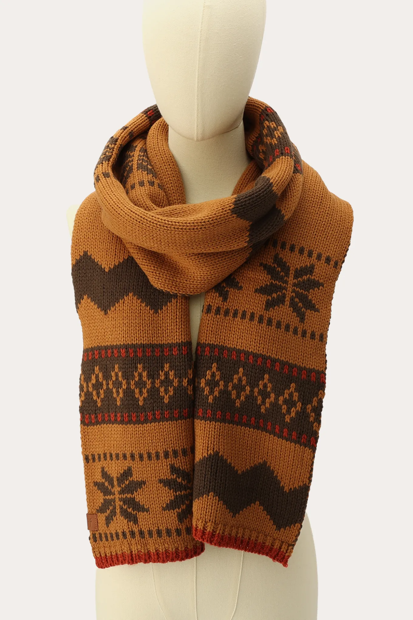 Cold Weather^Frye Fair Isle Scarf