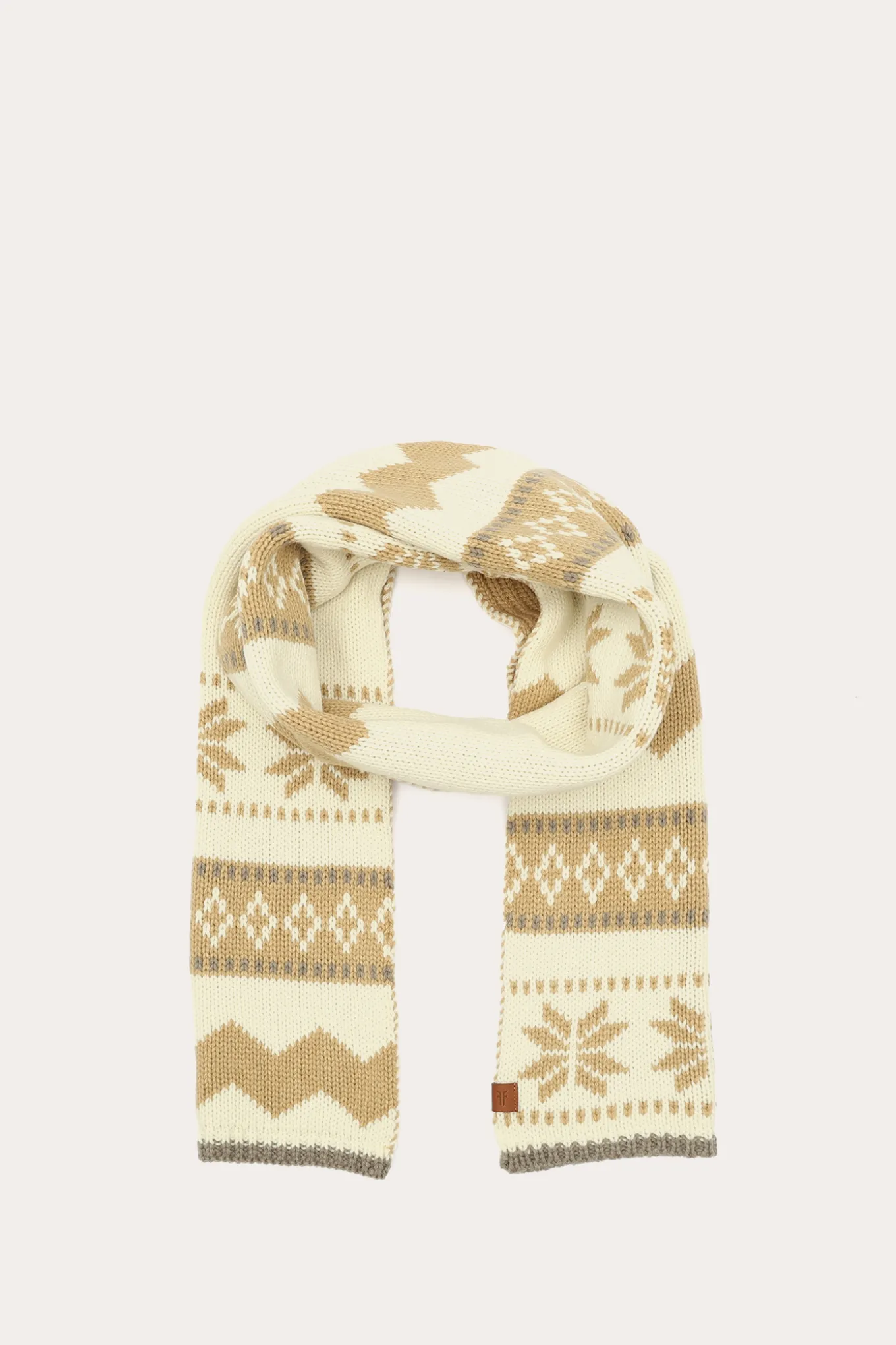 Cold Weather^Frye Fair Isle Scarf