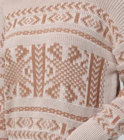 Tops^Frye Fairisle Crewneck Pullover Oatmeal Heather