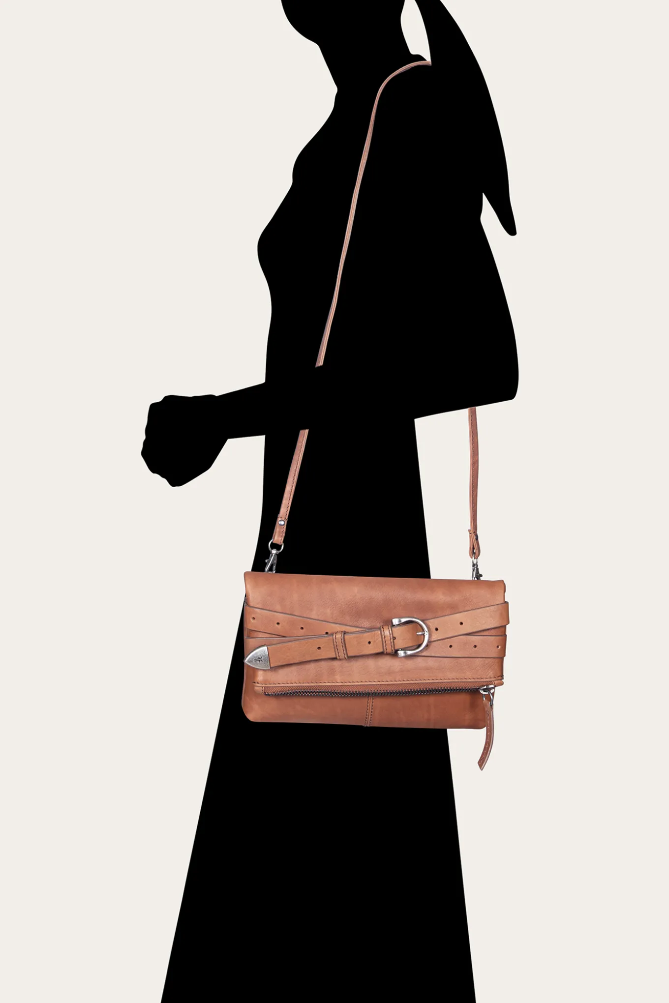 Handbags^Frye Jean Crossbody Clutch Cognac