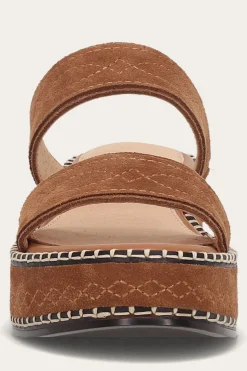 Sandals^Frye Joy Woodstock 2 Band Platform Slide