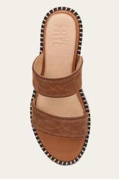 Sandals^Frye Joy Woodstock 2 Band Platform Slide
