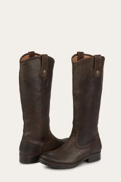 Boots^Frye Melissa Double Sole Button Lug Tall
