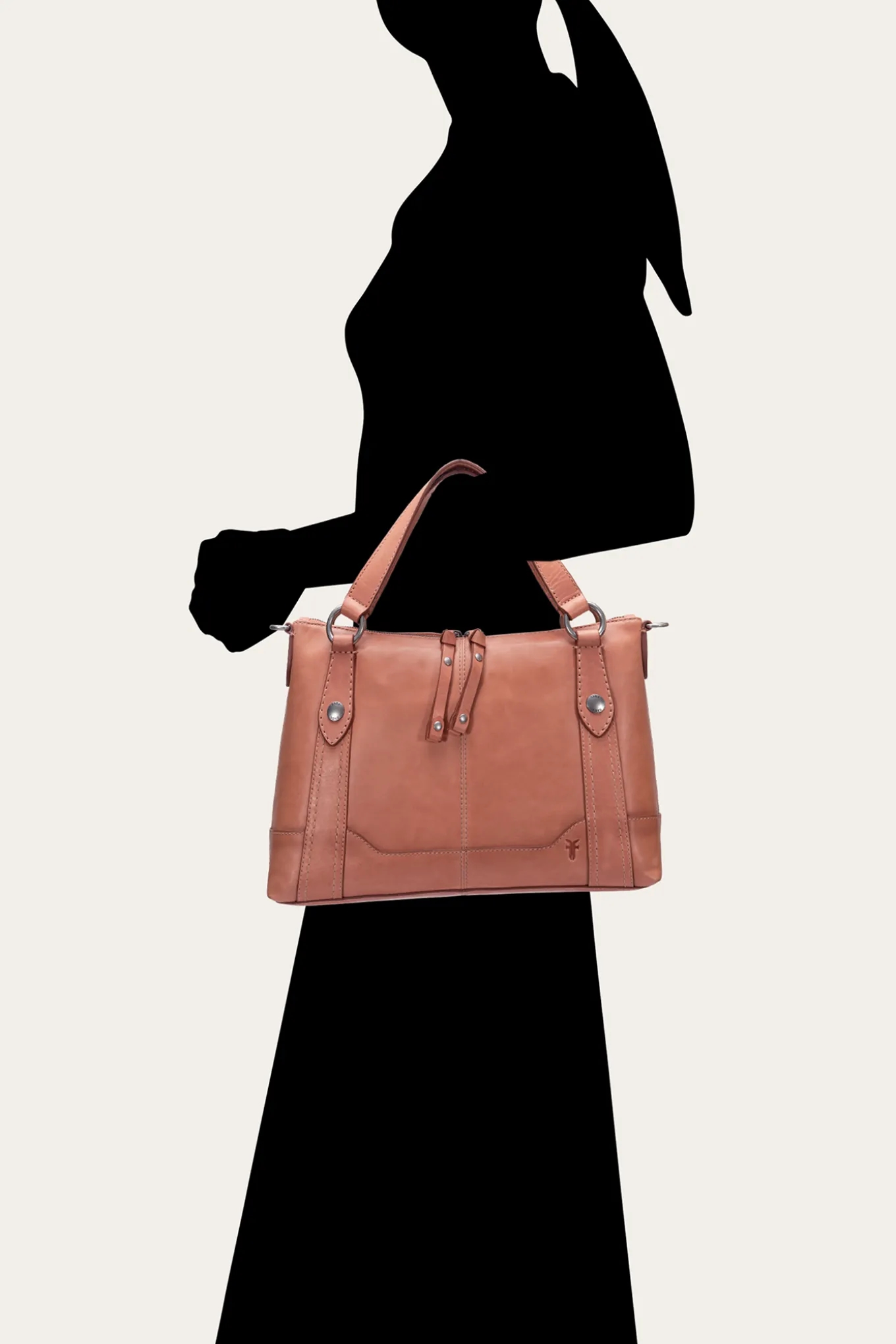 Handbags^Frye Melissa Medium Satchel APRICOT