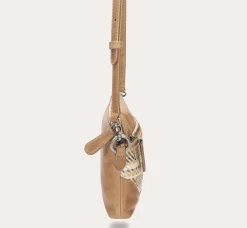 Handbags^Frye Melissa Straw Crossbody Wristlet Beige