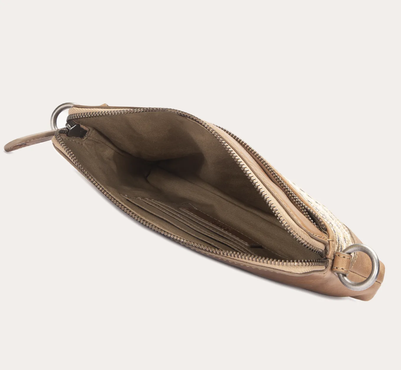 Handbags^Frye Melissa Straw Crossbody Wristlet Beige