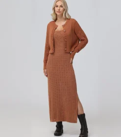 Tops^Frye Mixed Stitch Button Front Cardigan