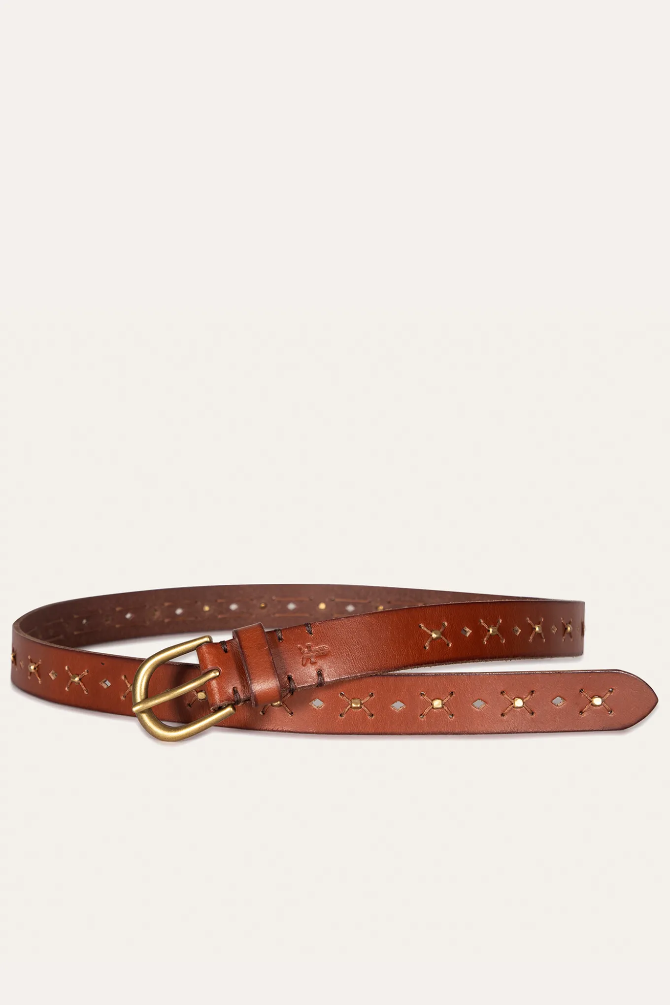Belts^Frye 25MM Beaded Perf Belt