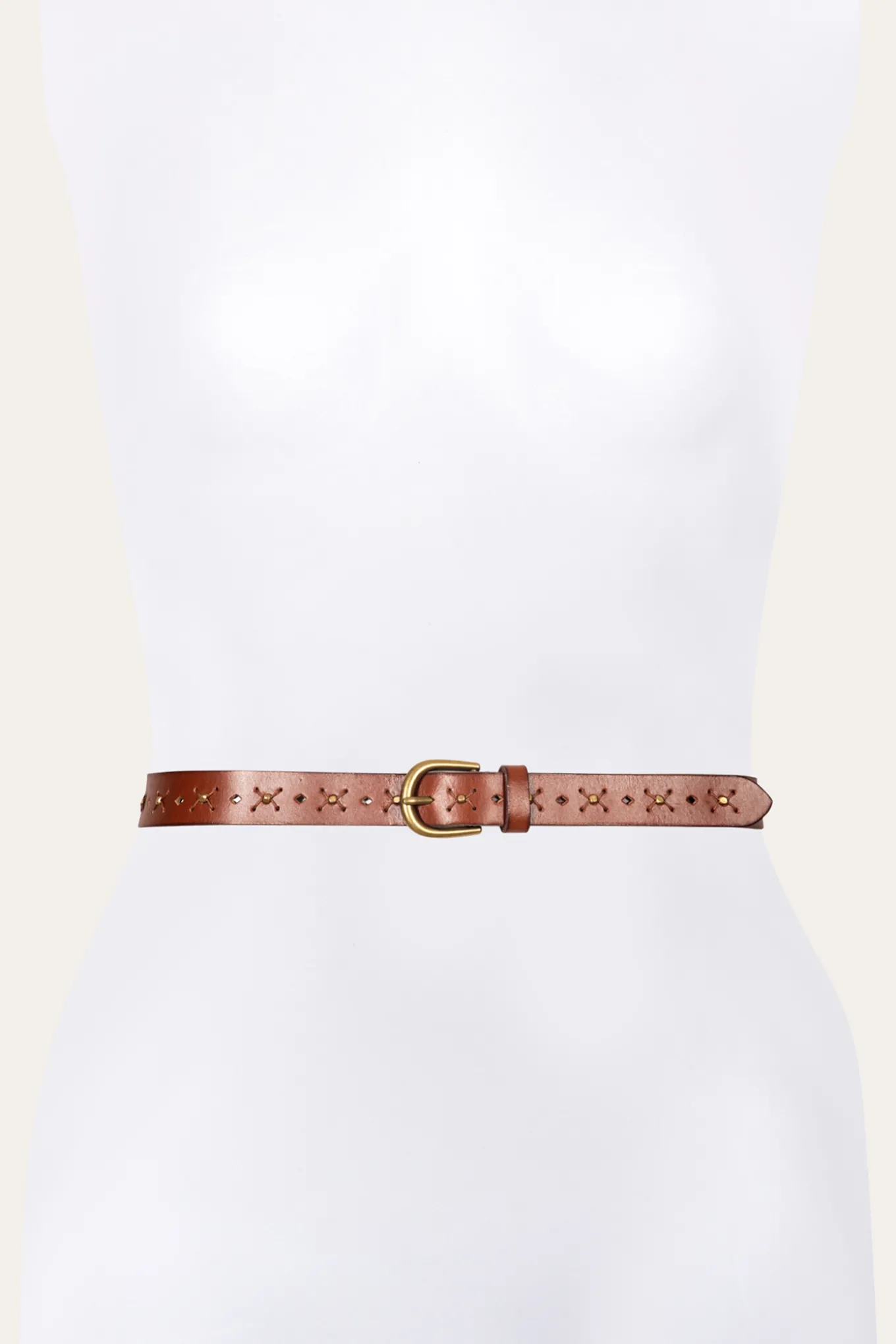 Belts^Frye 25MM Beaded Perf Belt