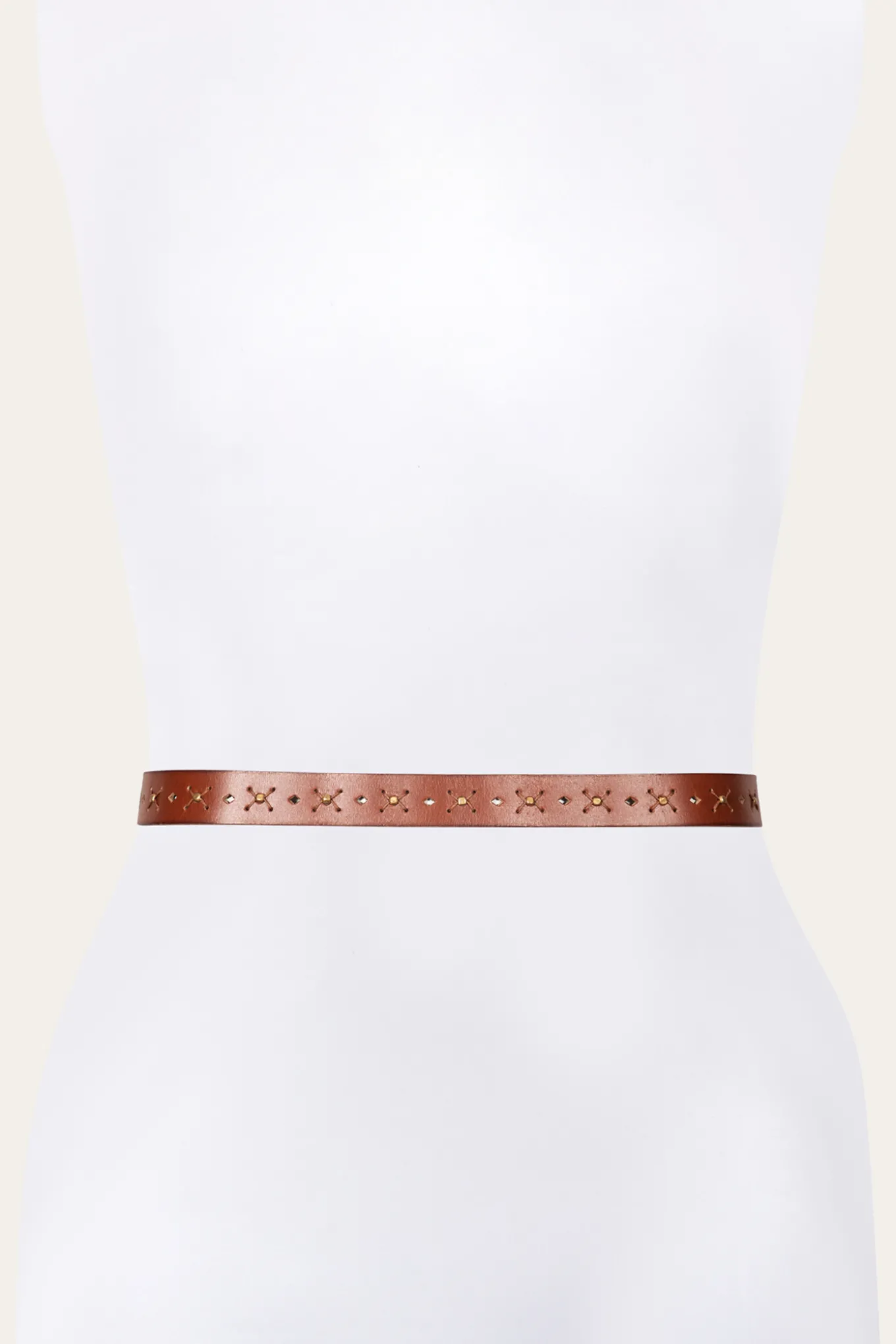 Belts^Frye 25MM Beaded Perf Belt