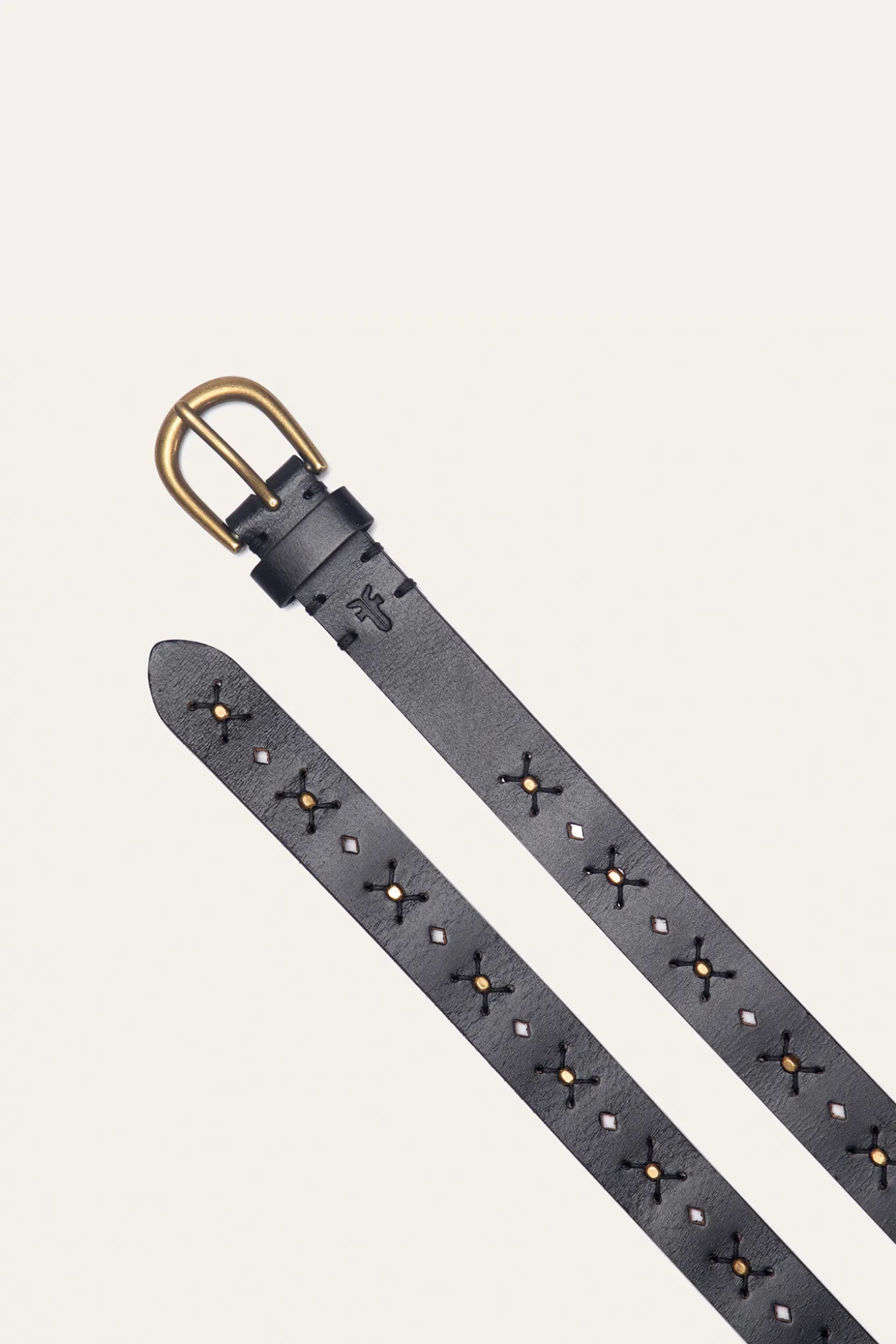 Belts^Frye 25MM Beaded Perf Belt