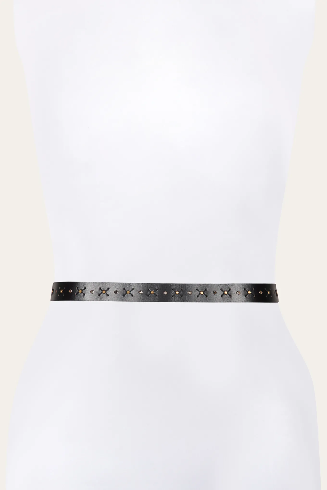 Belts^Frye 25MM Beaded Perf Belt