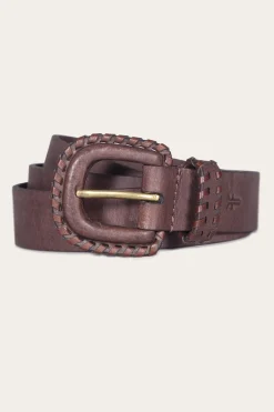 Belts^Frye 30mm Belt With Covered Buckle & Leather Lacing