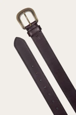 Belts^Frye 38mm Belt With Engraved Buckle