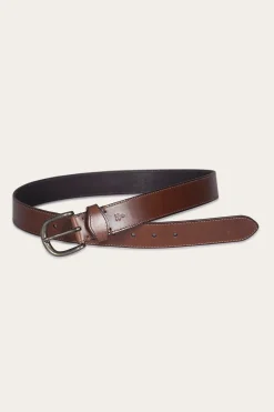 Belts^Frye 35mm Stitched Edge Belt With Shaped Keeper