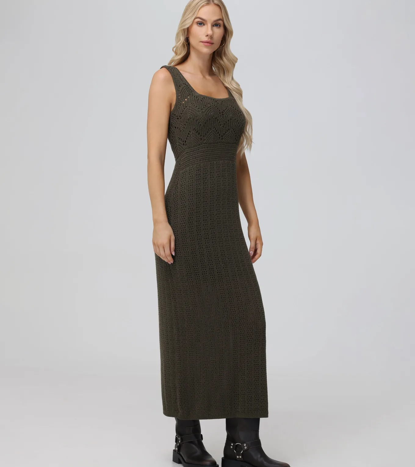 Dresses^Frye Open Stitch Maxi Sweater Dress