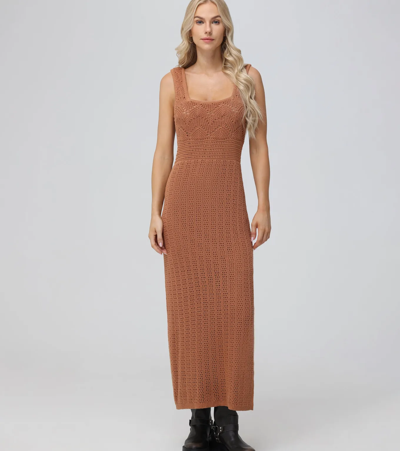 Dresses^Frye Open Stitch Maxi Sweater Dress