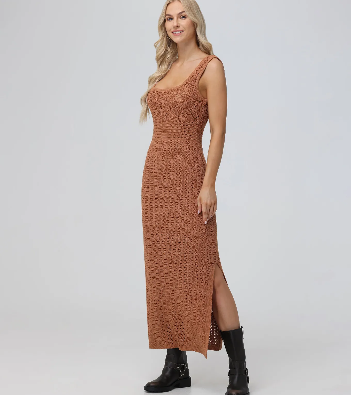 Dresses^Frye Open Stitch Maxi Sweater Dress